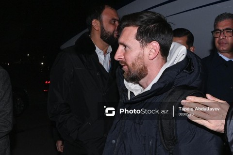 Lionel Messi and Inter Miami stars arrive in Baku - PHOTO & VIDEO