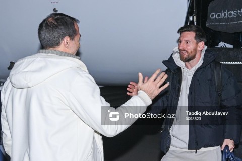 Lionel Messi and Inter Miami stars arrive in Baku - PHOTO & VIDEO