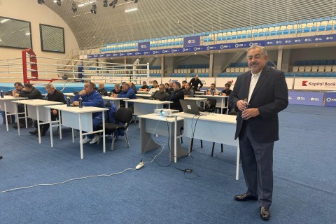 Former IBA Technical Committee Chair conducts seminar for Azerbaijani coaches and referees - PHOTO