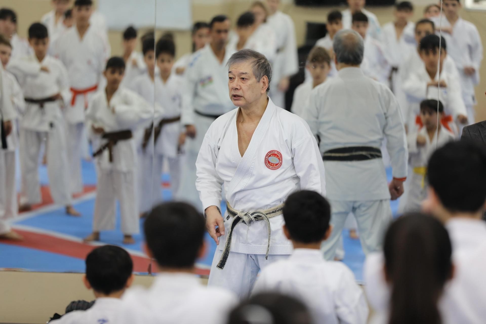 Sensei Hitoshi Kasuya leads seminar in Baku – PHOTO