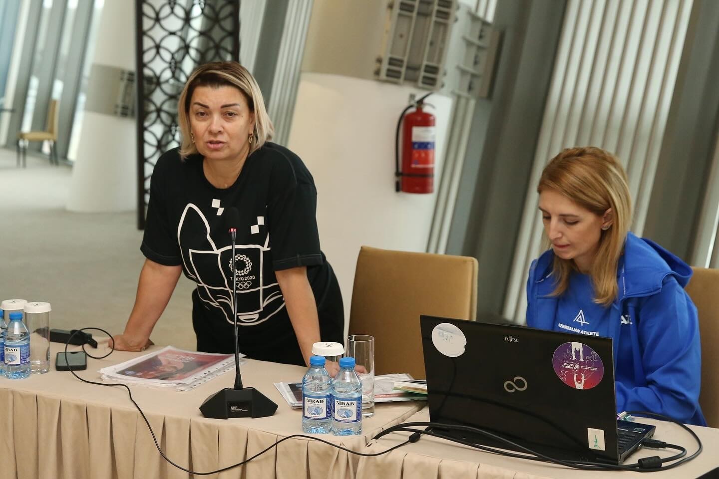 Milli Gimnastika Arenasında akrobatika üzrə hakimlik kursları - FOTO