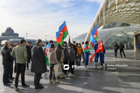 Azerbaijani athletes return home after successful performances at the World Championship – PHOTO