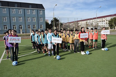 Sumqayıtda minifutbol turniri keçirilib - FOTO