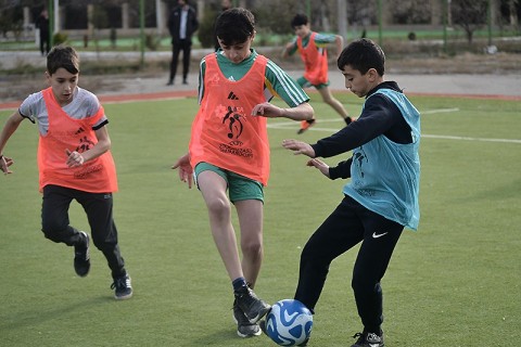 Sumqayıtda minifutbol turniri keçirilib - FOTO