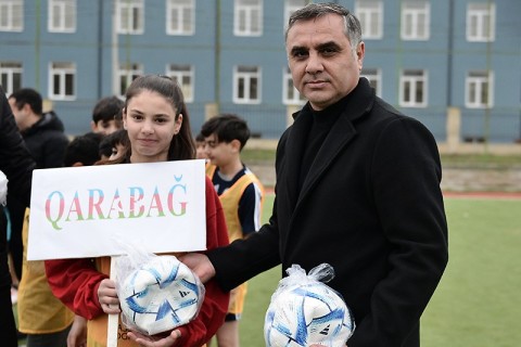 Sumqayıtda minifutbol turniri keçirilib - FOTO