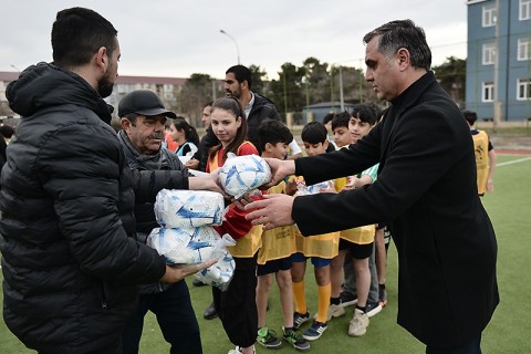 Sumqayıtda minifutbol turniri keçirilib - FOTO