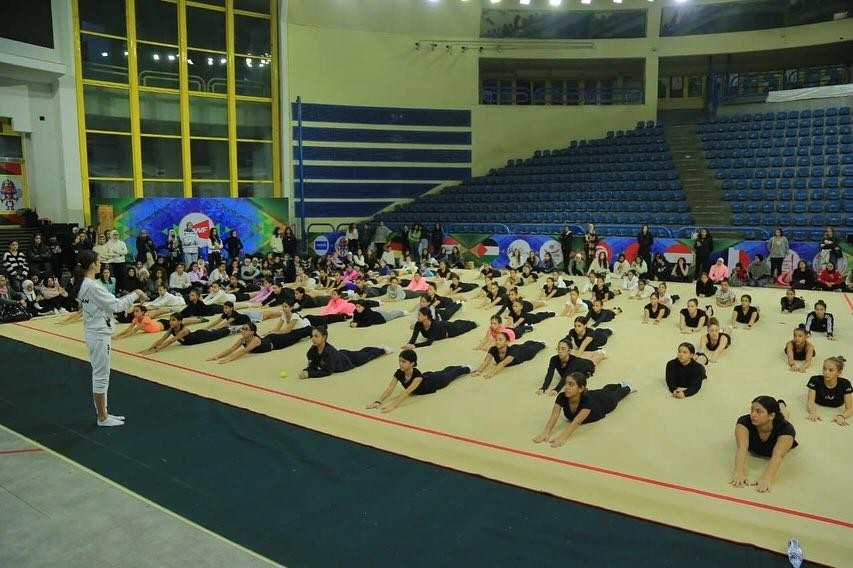 Bədii gimnastika yığmamızın məşqçisi Misirdə - FOTO