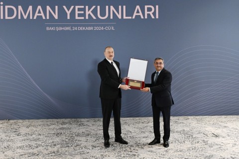 Prezident ilin idman yekunlarına həsr olunan mərasimdə iştirak edib - YENİLƏNİB - FOTO