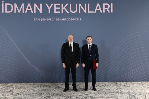 Prezident ilin idman yekunlarına həsr olunan mərasimdə iştirak edib - YENİLƏNİB - FOTO