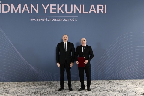 Prezident ilin idman yekunlarına həsr olunan mərasimdə iştirak edib - YENİLƏNİB - FOTO