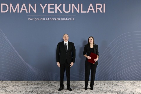 Prezident ilin idman yekunlarına həsr olunan mərasimdə iştirak edib - YENİLƏNİB - FOTO