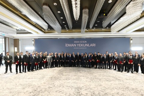 Prezident ilin idman yekunlarına həsr olunan mərasimdə iştirak edib - YENİLƏNİB - FOTO