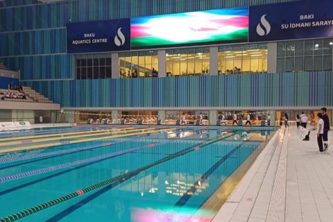 3rd final stage of the 'Parlag Ulduz' Children's Swimming League - PHOTO