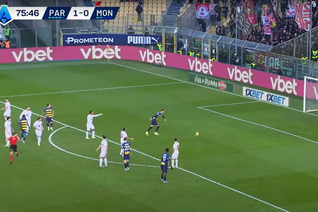 Funny moment as Serie A player takes penalty early after misunderstanding referee's whistle - VIDEO