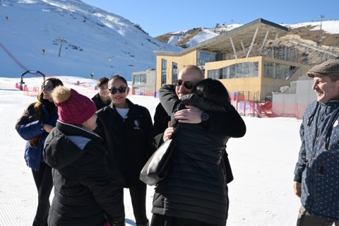 Prezident Şahdağ Turizm Kompleksindəki “Xizək klubu” binasının tikintisi ilə tanış olub - FOTO