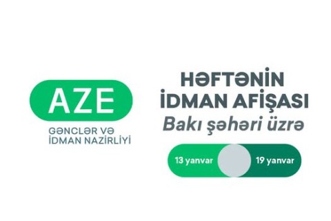 Bakı şəhəri üzrə HƏFTƏNİN İDMAN AFİŞASI