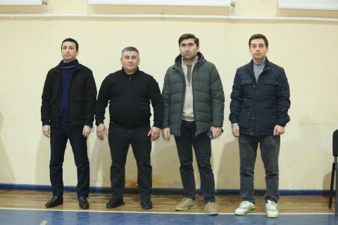 Head coach of the national teams met with young volleyball players in Ganja - PHOTO