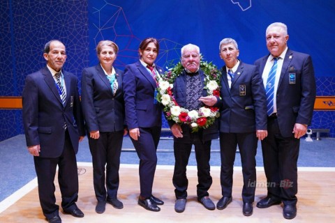 Azerbaijan Weightlifting Championship Opening Ceremony Held - PHOTO