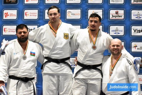 Azerbaijani judokas claim four medals in Belgium - PHOTO