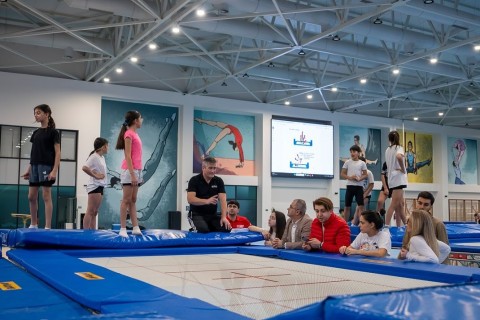 Ziqfred tərəfindən Bakıda batut gimnastikası üzrə seminar - FOTO