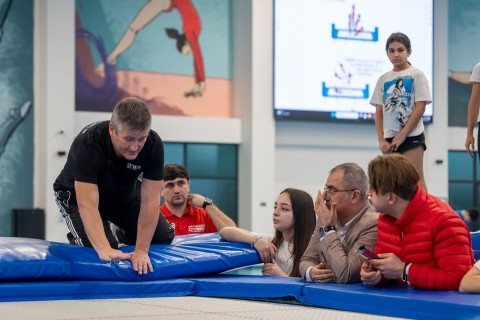 Ziqfred tərəfindən Bakıda batut gimnastikası üzrə seminar - FOTO