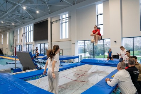 Ziqfred tərəfindən Bakıda batut gimnastikası üzrə seminar - FOTO