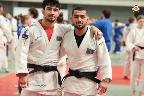 Azerbaijan's judo team trains in Belgium - PHOTO