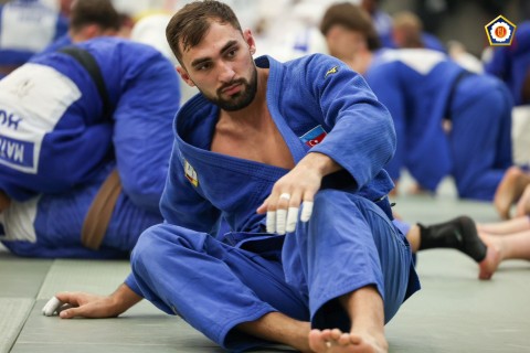 Azerbaijan's judo team trains in Belgium - PHOTO