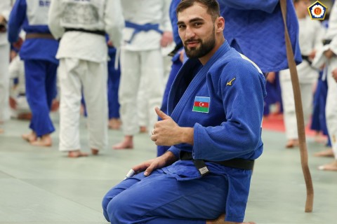 Azerbaijan's judo team trains in Belgium - PHOTO