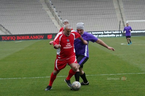 Football veterans triumph in Tofig Bahramov’s 100th anniversary match – PHOTO