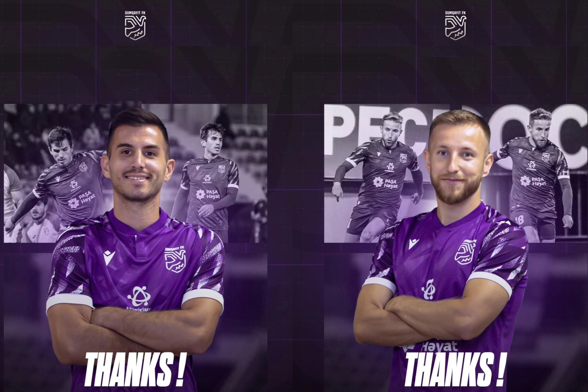 Sumgayit FC part ways with two players