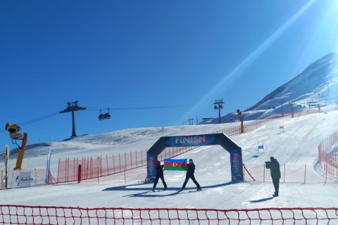 Həvəskar xizək yarışı üzrə Heydər Əliyev Kuboku start götürüb - FOTO