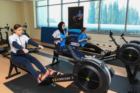 Rowing Indoor Championship held– First time in Azerbaijan - PHOTO