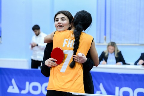 Dövlət qurumları arasında stolüstü tennis yarışının qalibləri - FOTO