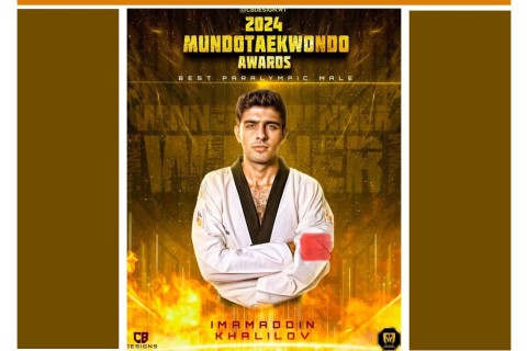 Khalilov named Best Para Taekwondo Athlete of the Year