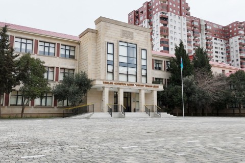 President Ilham Aliyev reviewed conditions at "Vatan" Sports Lyceum after reconstruction - PHOTO