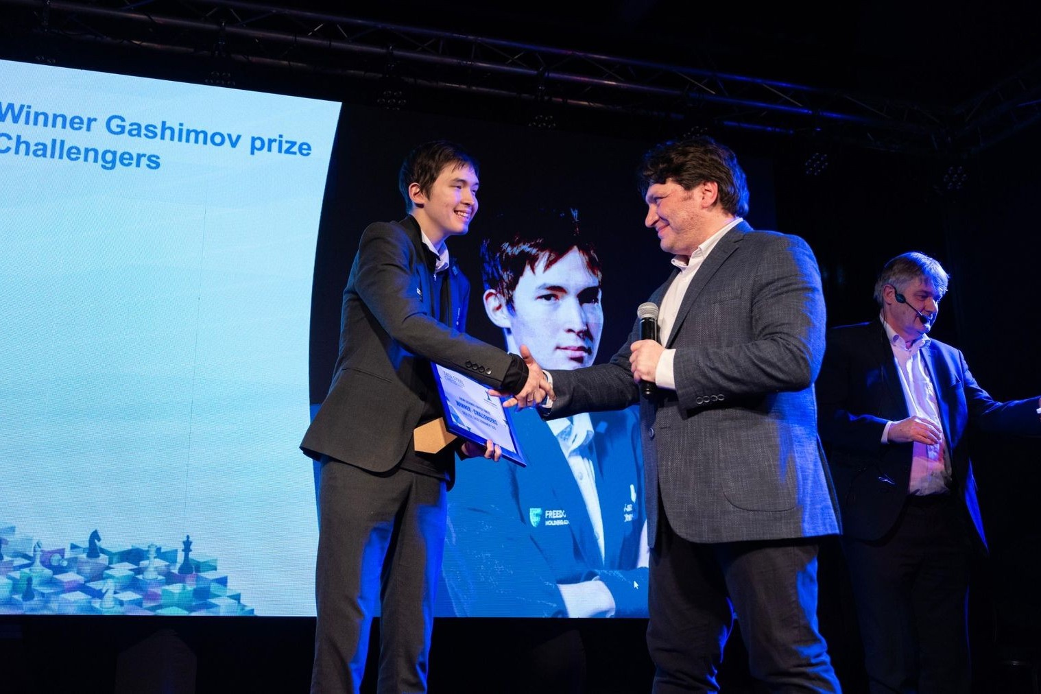 Winners of the Vugar Gashimov Fair Play award - PHOTO