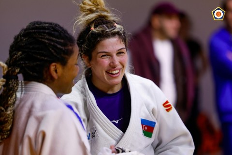 Azerbaijani judokas continue training in Paris - PHOTO