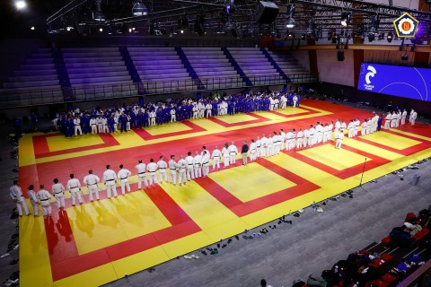 Azerbaijani judokas continue training in Paris - PHOTO