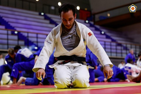 Azerbaijani judokas continue training in Paris - PHOTO