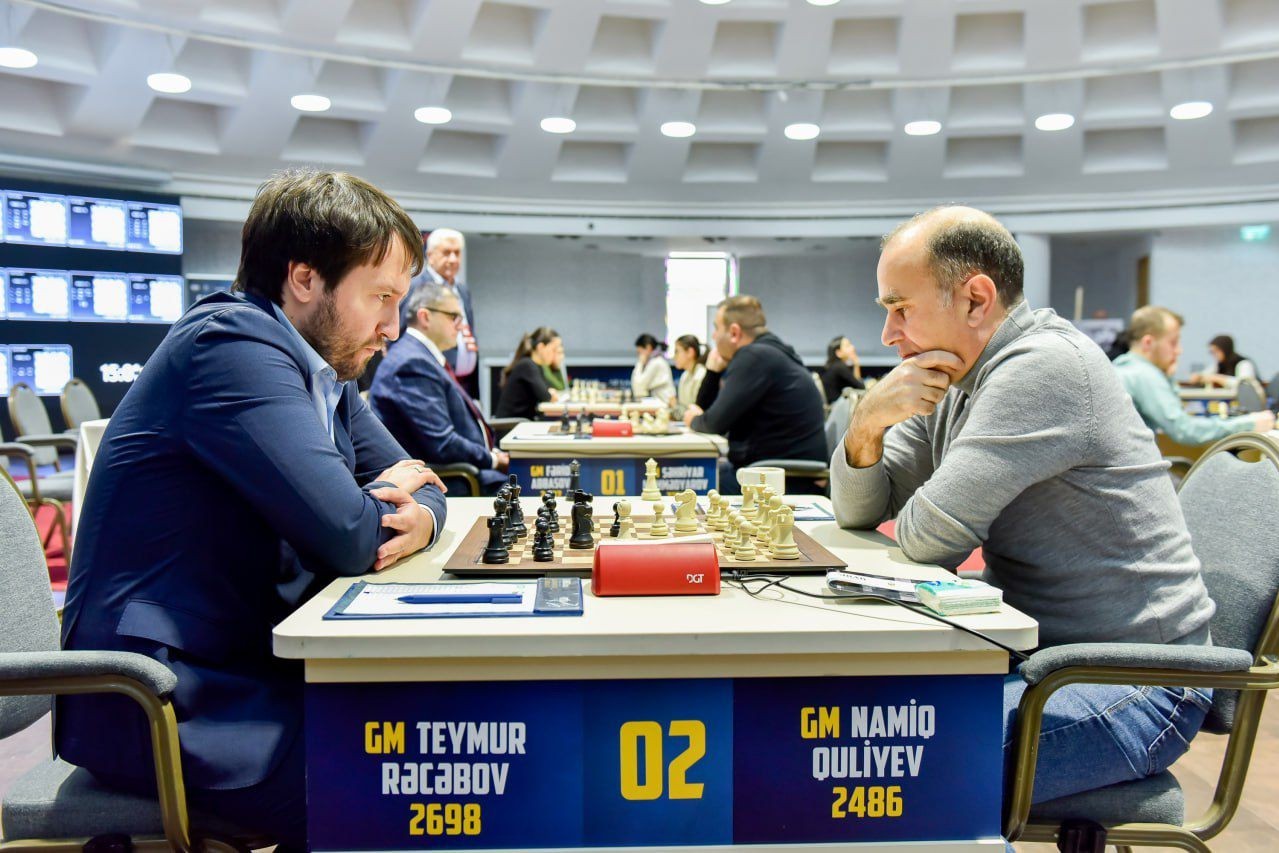 Mamedyarov, Radjabov, Mammadov, and Suleymanli advance to quarterfinals - PHOTO