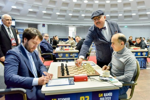 Mamedyarov, Radjabov, Mammadov, and Suleymanli advance to quarterfinals - PHOTO