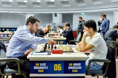 Mamedyarov, Radjabov, Mammadov, and Suleymanli advance to quarterfinals - PHOTO