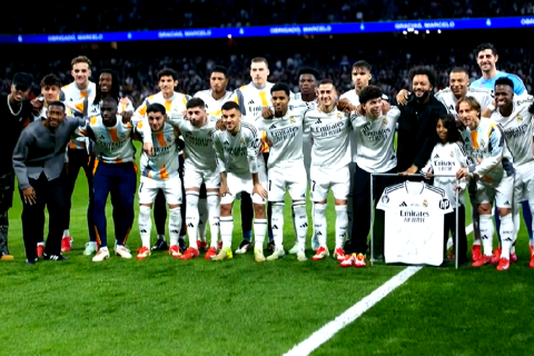 Real Madrid hold farewell ceremony for Marcelo