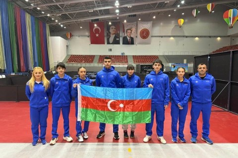 Our table tennis players competing in international tournament in Nevsehir