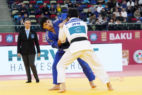 Grand Slam: 11 of Azerbaijani judokas take to the tatami - PHOTO