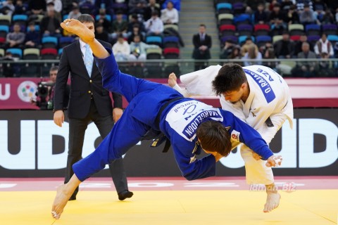 Grand Slam: 11 of Azerbaijani judokas take to the tatami - PHOTO