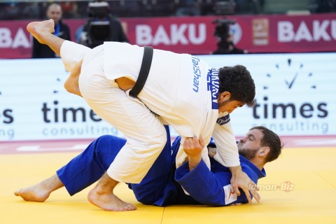 Grand Slam: 11 of Azerbaijani judokas take to the tatami - PHOTO