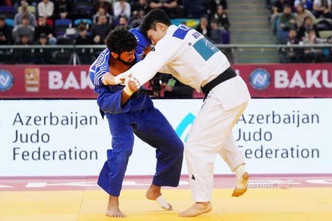 Grand Slam: 11 of Azerbaijani judokas take to the tatami - PHOTO