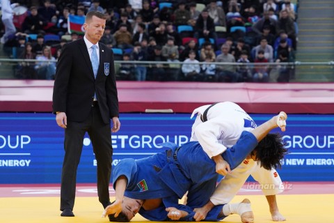 Grand Slam: 11 of Azerbaijani judokas take to the tatami - PHOTO